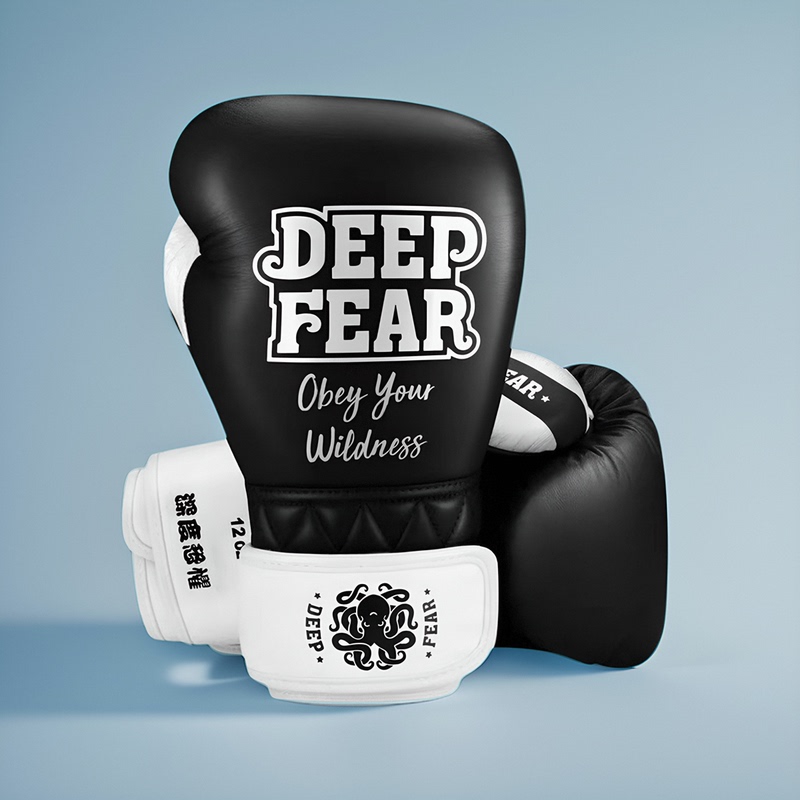 Deep Fear Adult Genuine Leather Boxing Gloves, Muay Thai, Sanda Fighting, Lace-Up, Velcro Style Boxing Gloves Deep Fear Adult Genuine Leather Boxing Gloves, Muay Thai, Sanda Fighting, Lace-Up, Velcro Style Boxing Gloves