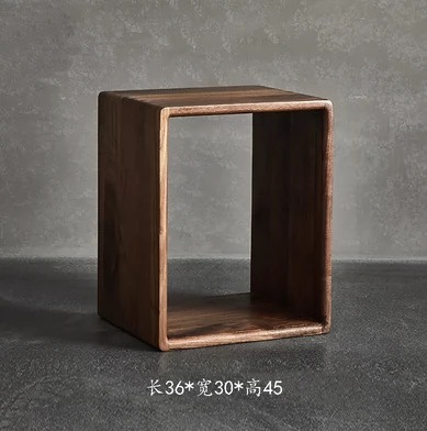 Bookshelf Free Combination Bookcase Side Cabinet Modern Grid Nordic Living Room Japanese Style Plaid Natural Wood Simple Cabinet