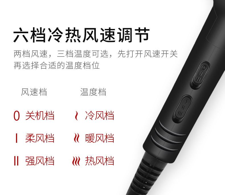 名创优品 发廊级负离子护发吹风机 2000W 图7