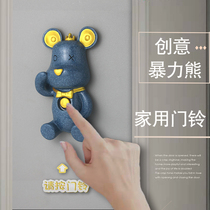 Simply Nordic Creative Violent Bear Decorated Door Bell Wireless Home Intelligent Ultra-distance Villa gate