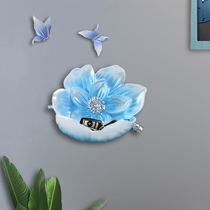 Creative flowers enter the door door to the doorkeykeyboard box wall decoration wall decoration decoration frame hook
