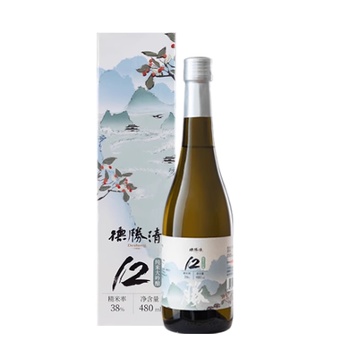 德胜清纯米大吟酿38清墨胧胧480ml国产清酒三割八分12度微醺礼盒