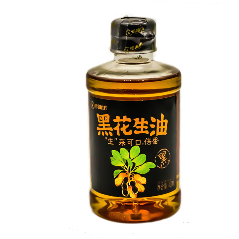 醇油坊一级古法黑花生油非遗传承压榨