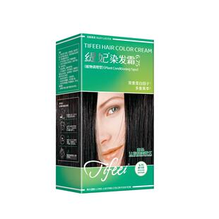 章华缇妃染发膏染发剂男女士黑茶色