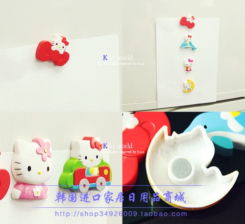 Hello kitty, импортный оригинальный магнит на холодильник, в корейском стиле, новая коллекция, 1 шт