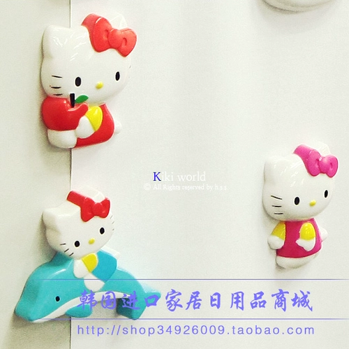 Hello kitty, импортный оригинальный магнит на холодильник, в корейском стиле, новая коллекция, 1 шт