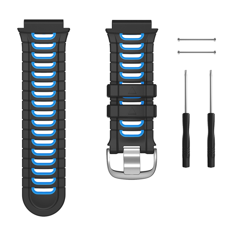 Suitable for Garmin Forerunner 920Xt Replacement Strap Silicone Two-Color Strap Sports Waterproof Strap