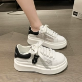 Спортивная демисезонная дышащая белая обувь, дышащие универсальные кроссовки, тренд сезона, подходит для подростков