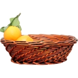 六月生 Корзина для фруктов плетеная корзина корзина для булочек на пару корзина для фруктов корзина из ротанга корзина для фруктов круглая корзина для закусок корзина для хранения