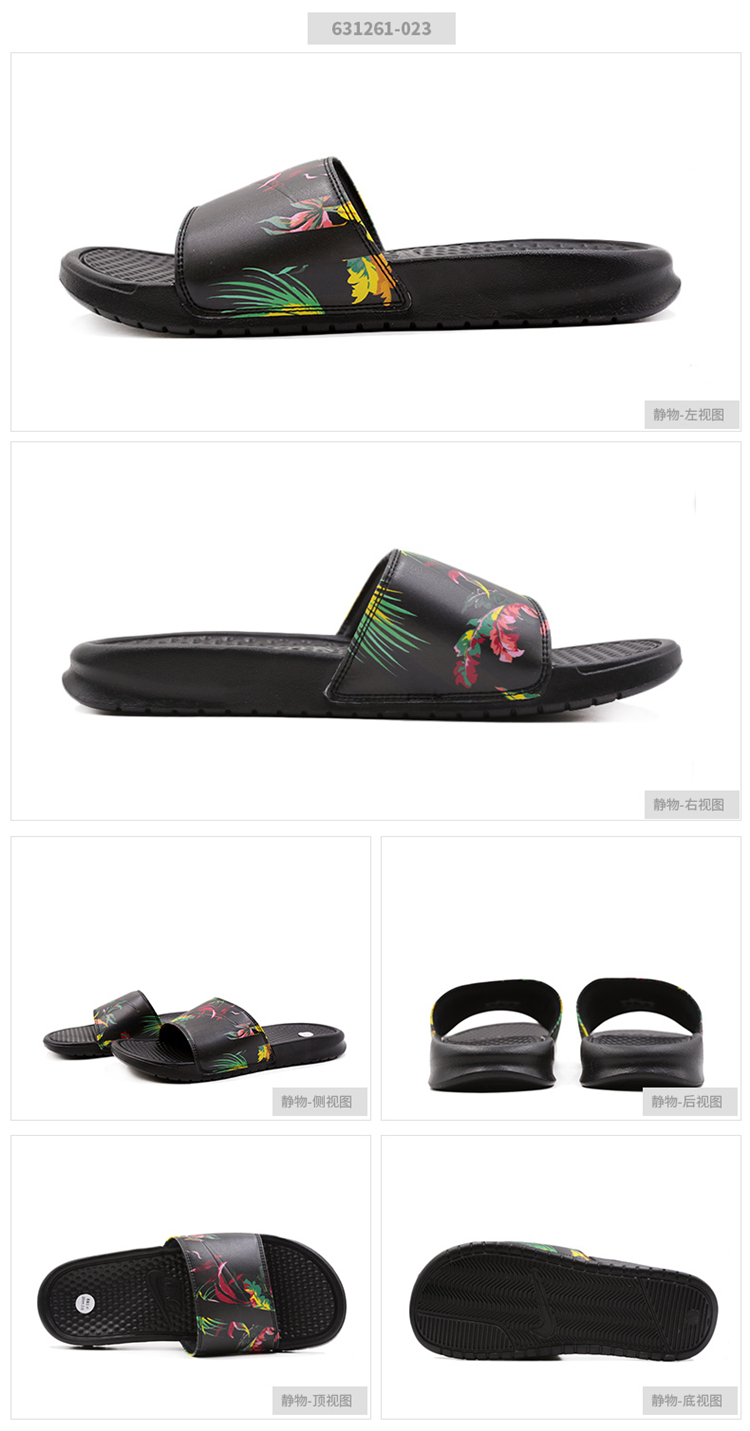 [Trực tiếp] Giày Nike nam BENASSI JDI PRINT dép thể thao thoáng khí Giày đi biển 631261 - Dép thể thao dép bitis