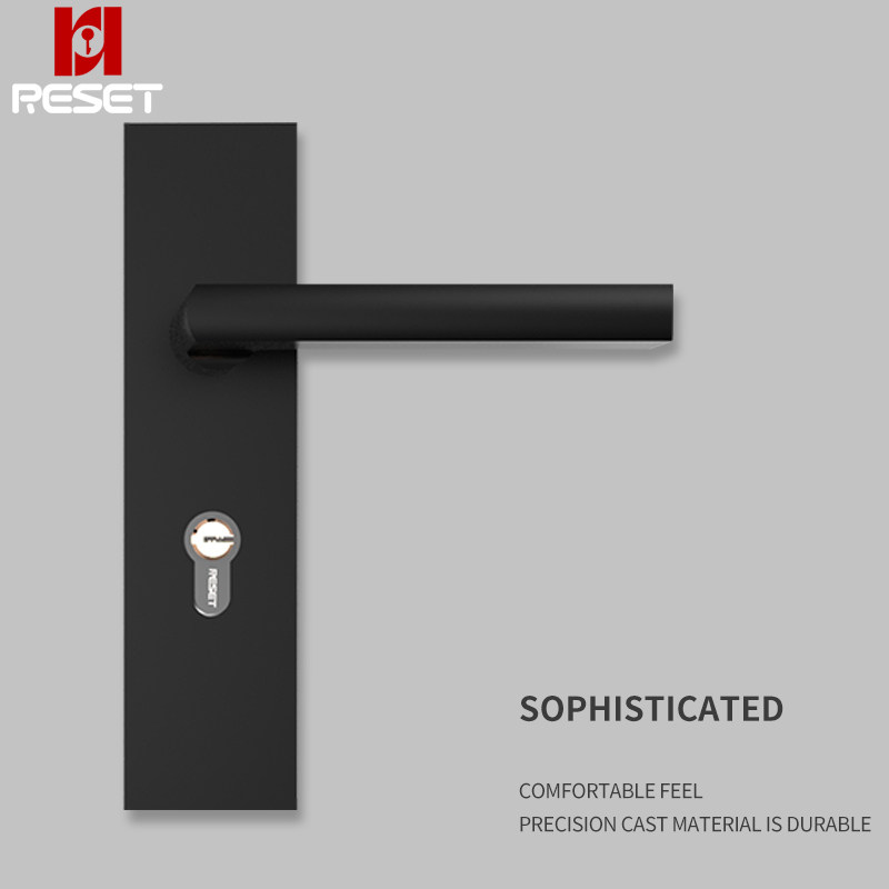RESET Door Lock Indoor Mute Brief About Black Bedroom Door Lock Room Door Lock Solid Wood Door Lock Room Door Lock American