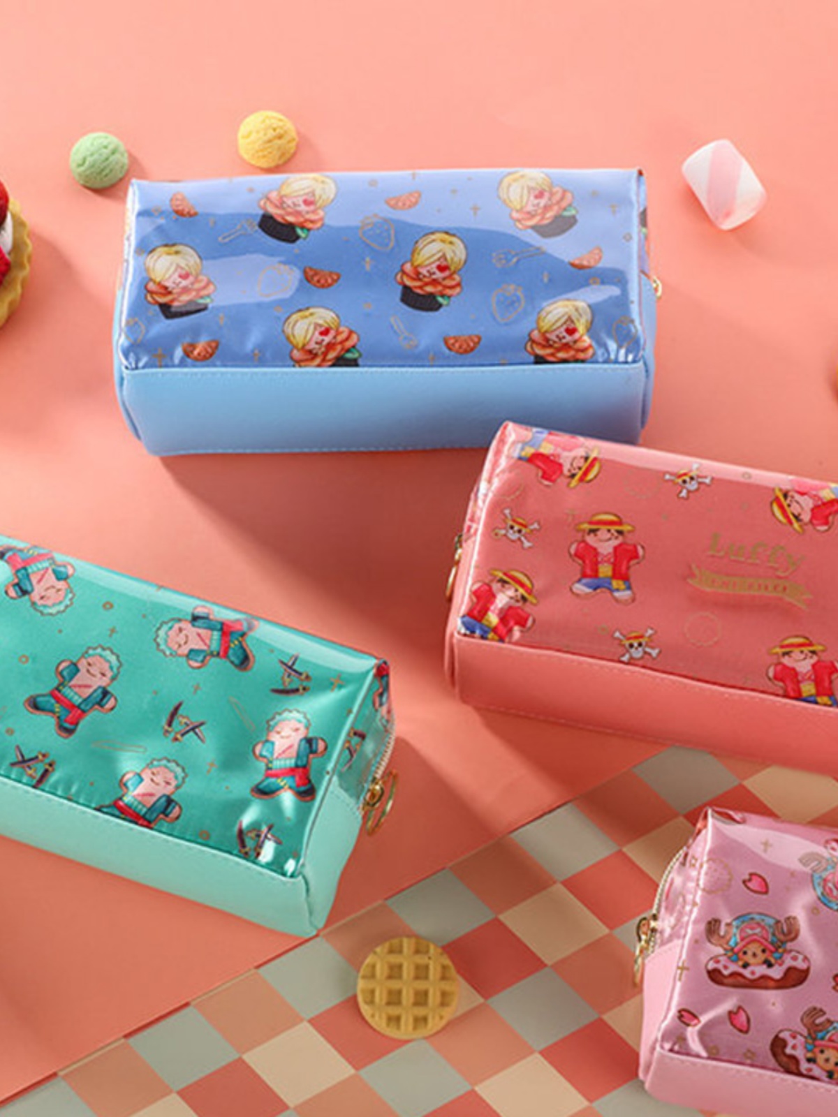  Morning Sailor Dessert Party Press Blind Box Gel Pen Q Edition Limited Number Primary School Students Stationery Qiao Ba Lufei Magnetic Buckle Notebook Loose-leaf Correction Tape Cute Super Cute