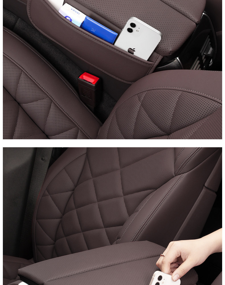 X5L armrest box cover central protection heightening leather pad 3 series 4 series 5 series X3X4 car interior decoration supplies