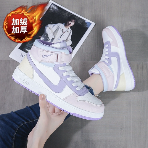 Air jordan, зимняя спортивная обувь, утепленные удерживающие тепло туфли, высокие кроссовки, коллекция 2021, подходит для подростков