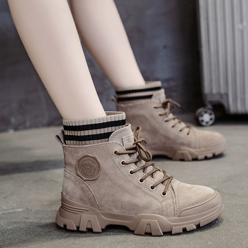 Martens, демисезонная высокая универсальная обувь, 2020, 15 лет, подходит для подростков