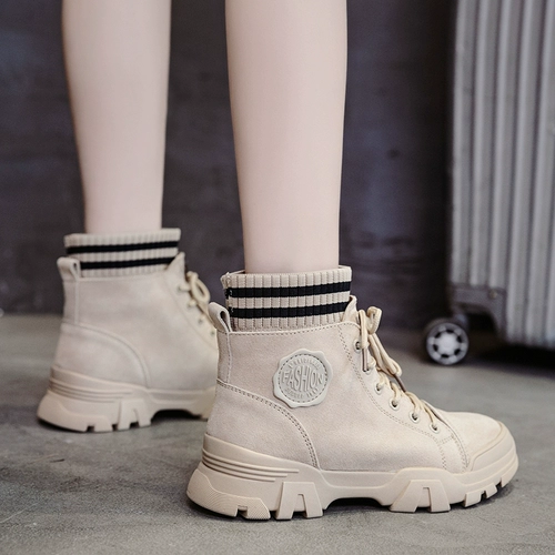 Martens, демисезонная высокая универсальная обувь, 2020, 15 лет, подходит для подростков