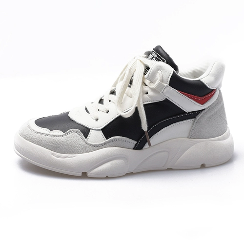 Универсальная демисезонная спортивная обувь для отдыха, в корейском стиле, подходит для подростков, из натуральной кожи, 15 лет