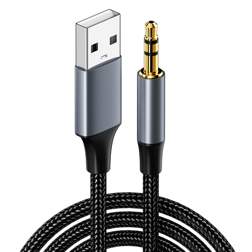 Host Computer Notebbook USB Audio Cable 3,5 мм подключаемое соединение телефона Подключение к карте У наушники аудио усилители турб -усилитель USB в 3,5 Public, чтобы повернуть интерфейс Aux подключения Aux