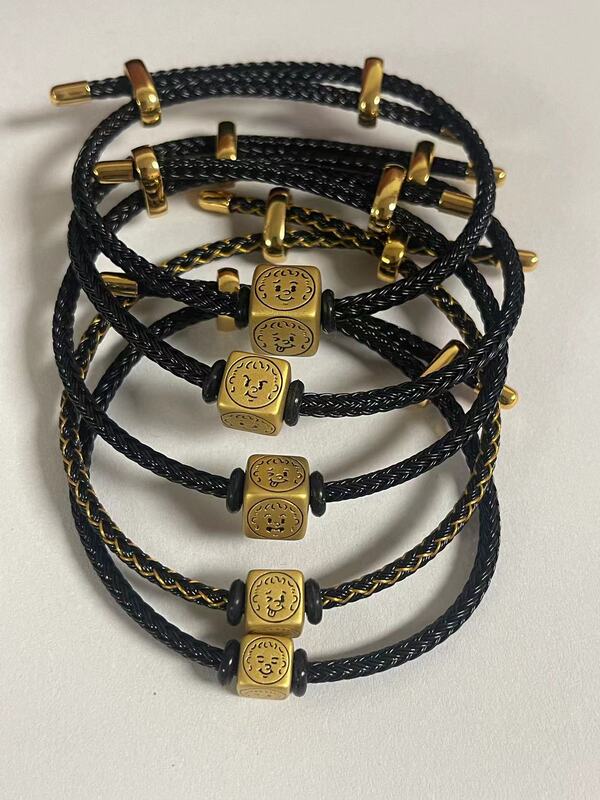 Jiufra Big Head Boy Expression Bracelet Celebrity Merchandise Pure Gold Bracelet Eason Chan Expression Pack Pendant Jiufra Big Head Boy Expression Bracelet Celebrity Merchandise Pure Gold Bracelet Eason Chan Expression Pack Pendant