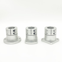 Open guide shaft support aluminum alloy base optical shaft holder GBL series STHWRBL 12 16 20 25