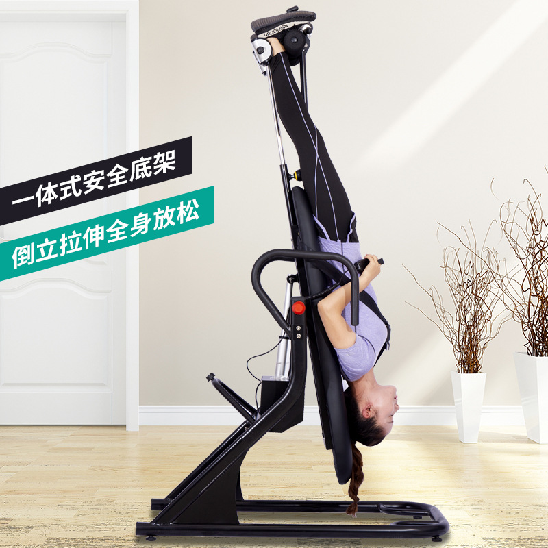 Kai Rui Mei electric inversion machine home lumbar disc traction and stretching artifact long height and height upside down fitness equipment