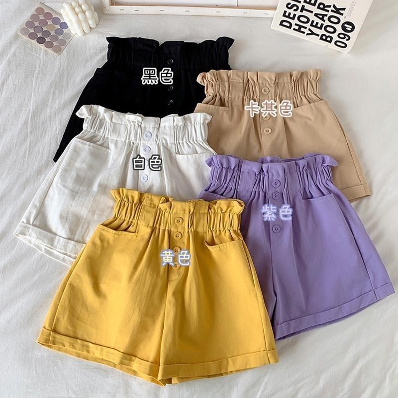 Children's clothing girls' pants 2022 summer new baby shorts girls casual pants middle-aged children's loose high-waisted women's pants