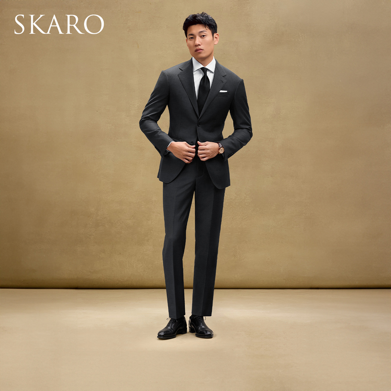 [Italian Vbc Handmade Milan Eye] Skaro High-End Business Suit Set Men's Wool Suit