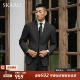 Темно-серый плед SKG1492