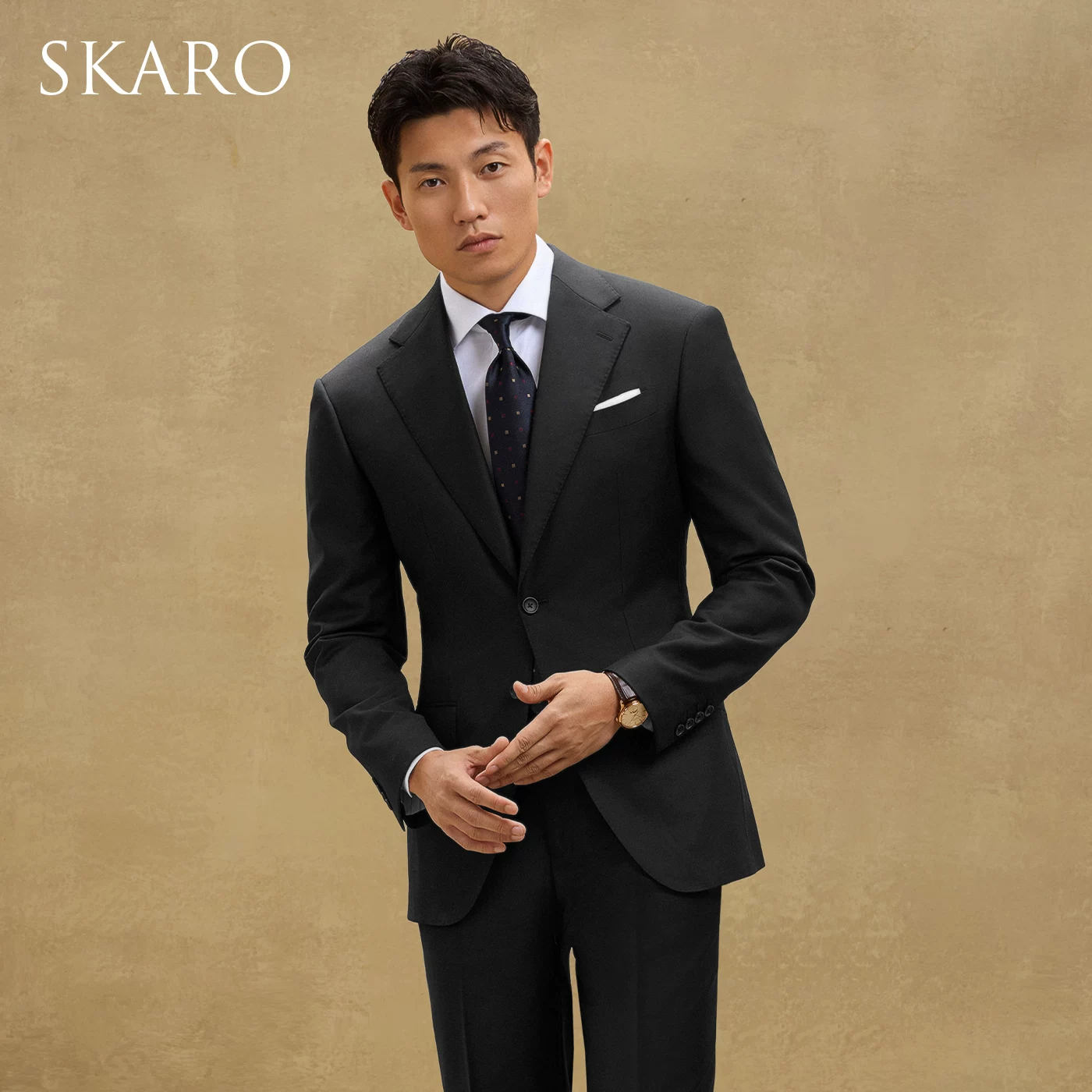 Men's woolen classic suit jacket