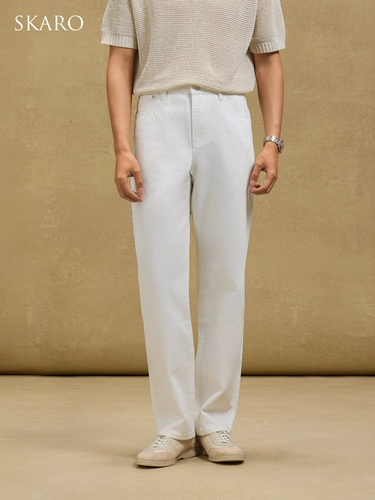 Джинсовые белые летние джинсы для отдыха, штаны, высокая талия, свободный прямой крой