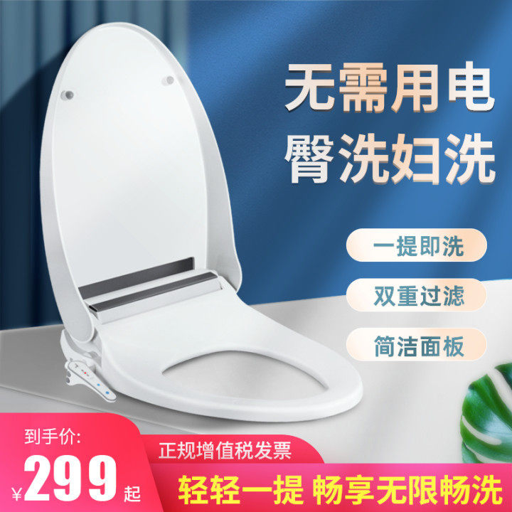 Danjes intelligent flush toilet cover wash ass wash cleaner cleaner without electric intelligent seat cover