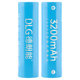 DLG Delangneng 18650 리튬 배터리 3.7V/4.2V 대용량 야외 밝은 손전등 헤드 라이트 소형 팬 전기 모기 찰싹 때리기 레이저 포인터 충전식 리튬 배터리