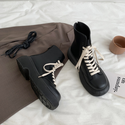 taobao agent Martens, warm low low boots English style, 2023, British style