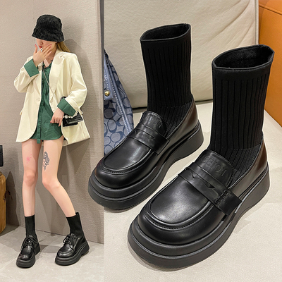 taobao agent Martens, socks, spring autumn low boots English style, 2022 collection, British style
