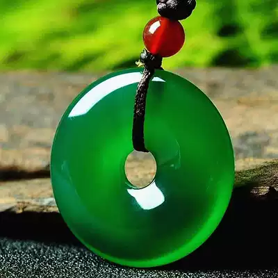 The celebrity jewelry Dragon Boat Festival mid-year Special Old Pit Ice jade stone jade bracelet pendant live Change Price special shot