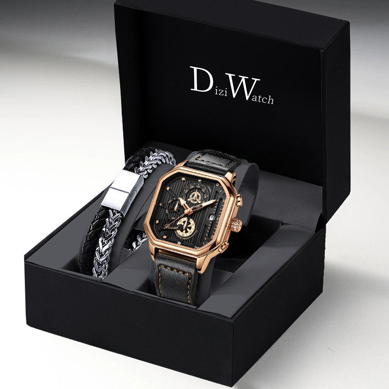 Amanie Swiss brand watches Men's machinery Male students High sense trendy fully automatic square meter