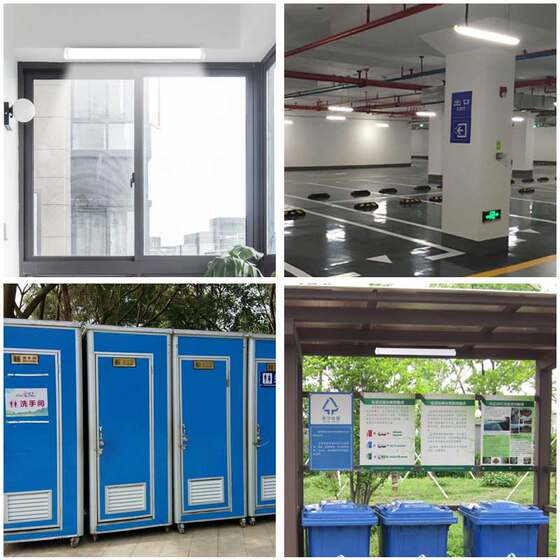 Solar-Powered Indoor Human-Sensing Strip Light for Home Use, Outdoor Public Restroom Advertising Kiosk, Ultra-Bright Smart Daylight Lamp