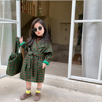 Special parent-child clothing 2021 New Tide autumn winter mother and child clothing female Korean version of net red coat foreign air windbreaker