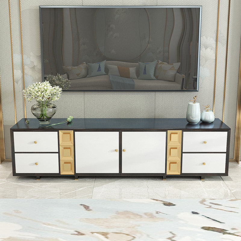 New Chinese solid wood TV cabinet Modern Chinese style retro style View Hall Cabinet Guest Hall Furniture Combined Lockers Locker-Taobao