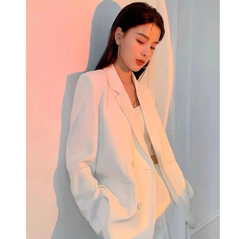 Commuting 2023 New White Blazer for Women, Spring and Autumn Design, Stylish, Thin, Casual Blazer