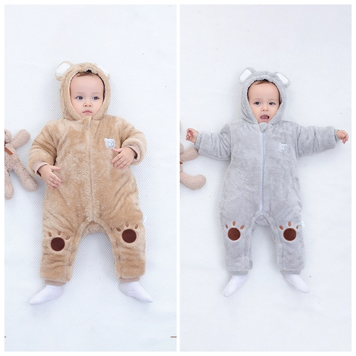 Детский пуховик подходит для мужчин и женщин для девочек, зимнее утепленное демисезонное термобелье для выхода на улицу, комплект, 0-1 лет