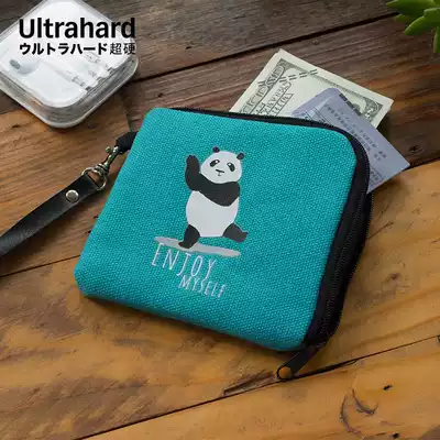 China Taiwan Ultrahard super hard small debris canvas storage bag coin wallet exquisite Art small cloth bag