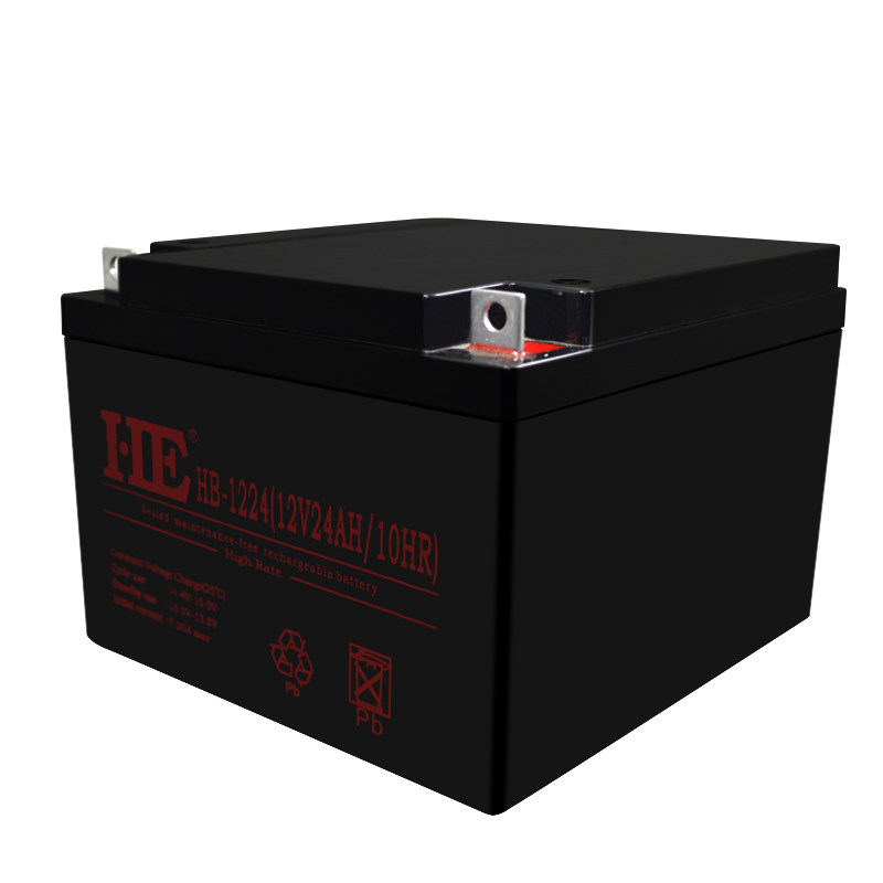 HE 12V24AH battery 12V24AH lead-acid battery 12V24A battery maintenance-free UPS battery horizontal