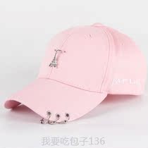 Girls caps female duckbill hats children summer sun hats iron rings princesses young girls simple