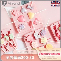 British Vinland lollipop mold chocolate cartoon candy silicone cheese stick homemade handmade diy material