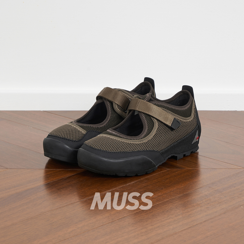 In-Stock Roa Hiking Loie Mesh Calfskin Patchwork Functional V-Soled Mary Jane Outdoor Casual Shoes