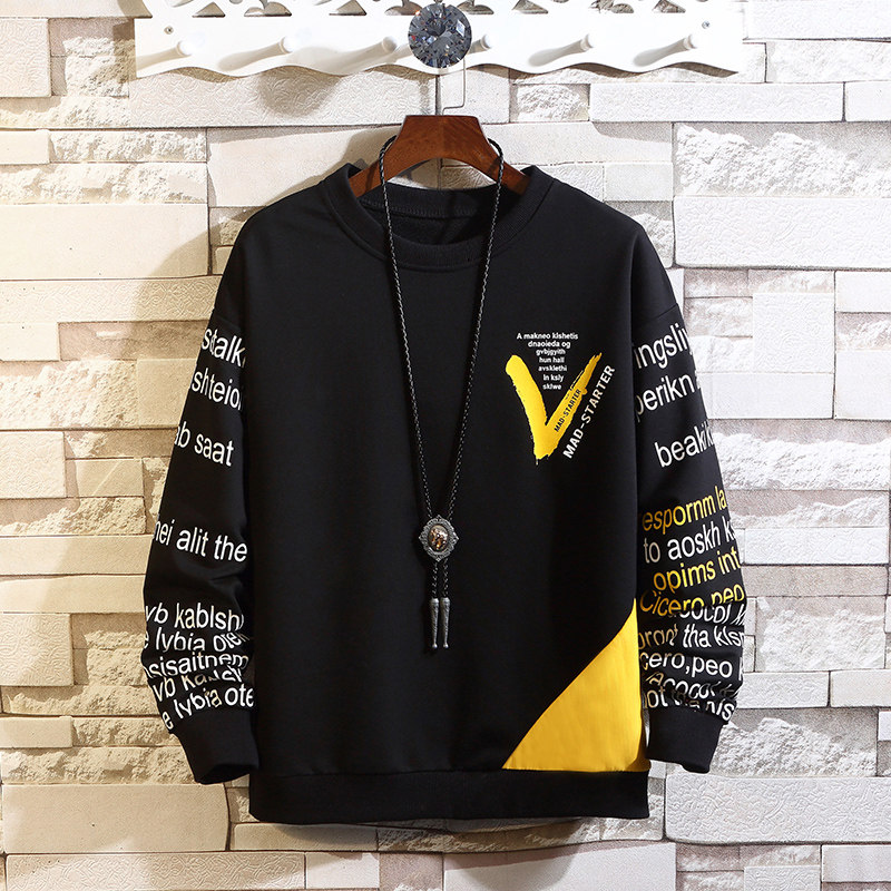 Boys and boys in spring and autumn long sleeve coat 12 year old 15 fat boy coat 13 junior high school students round thick cotton T male