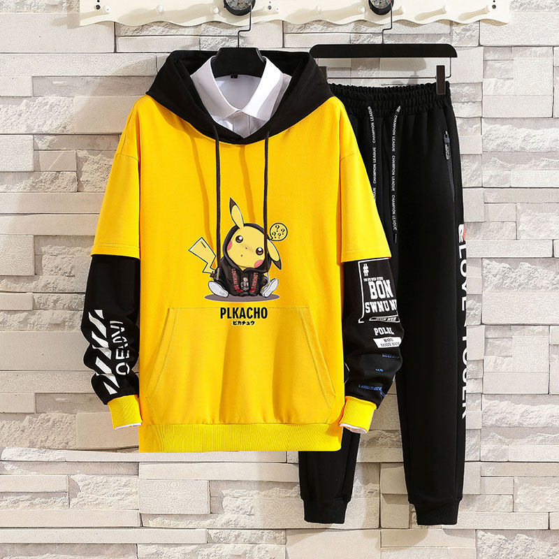 Big boy spring and autumn hooded top 13 years old 15 fat boy long-sleeved suit youth spring 16 handsome sportswear