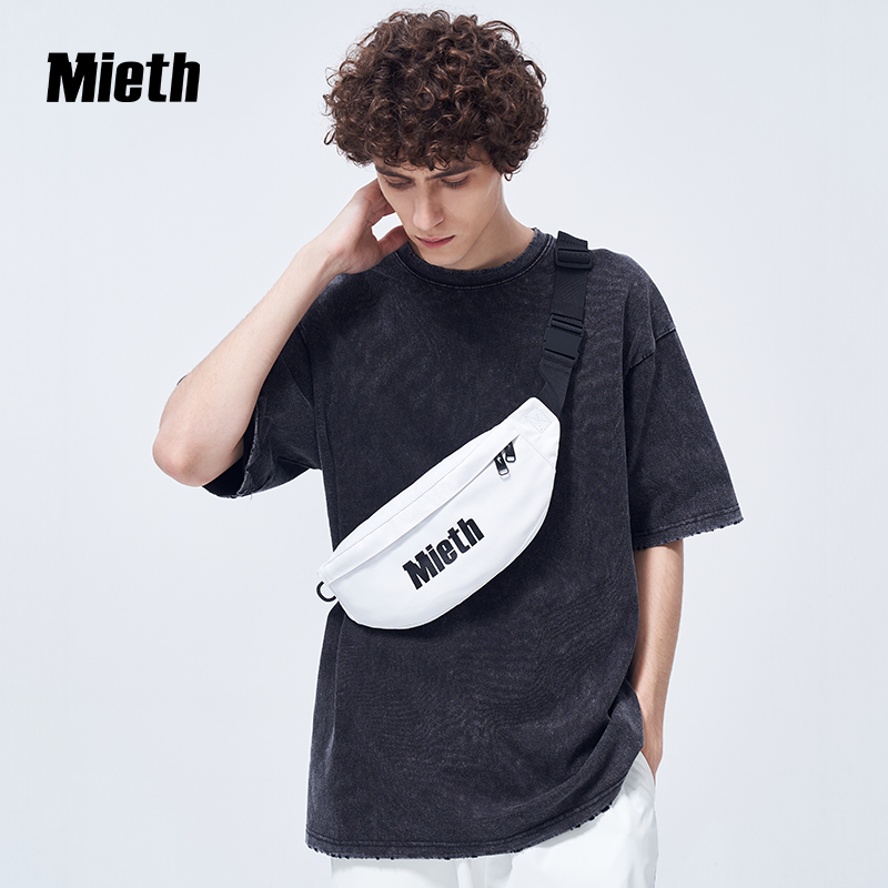 Mieth Tide Sackbag Men's breast bag Summer canvas bag casual bag bag street trend woman