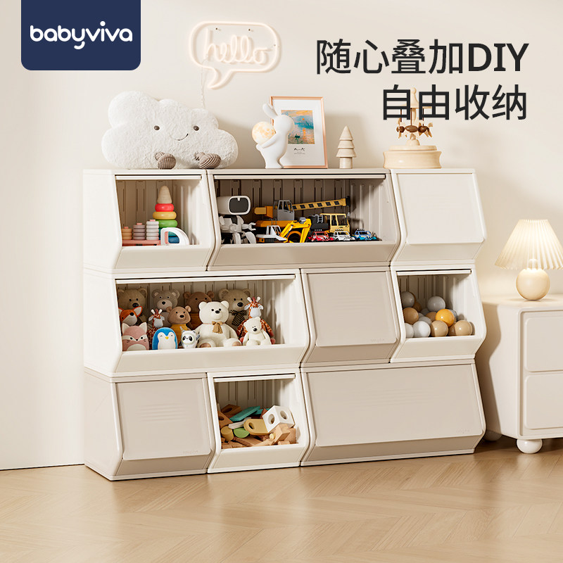 babyviva storage cabinet storage cabinet children's toy storage shelf living room snack cabinet bedroom bookcase desktop organizer